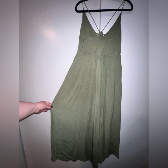 Forever 21 Sage green sleeveless dress 3x - Picture 3 of 8